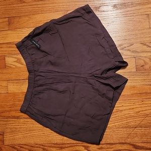 NWT Melrose and Market oversized Dark green stretchy lounge shorts size medium